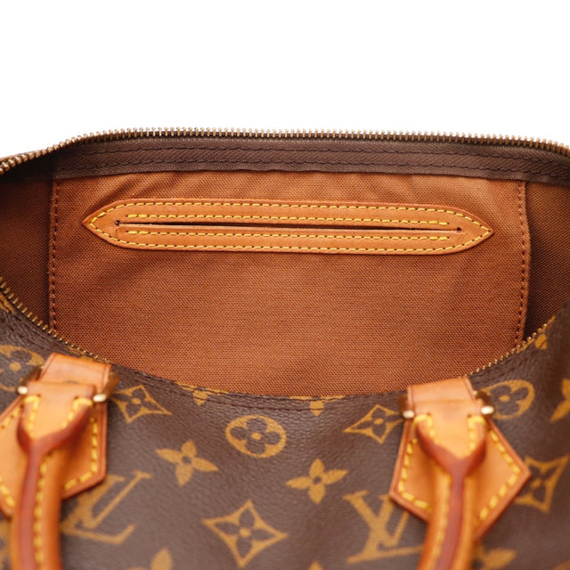 Détail de la tirette Louis Vuitton Speedy 30 Toile Monogramme occasion authentique — AMANA Vintage