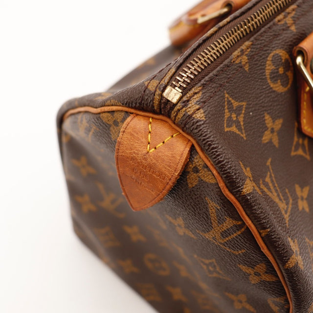 Détail du date code Louis Vuitton Speedy 30 Toile Monogramme occasion authentique — AMANA Vintage