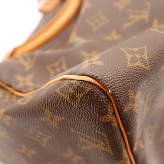 Vue d'ensemble Louis Vuitton Speedy 30 Toile Monogramme marron occasion authentique — AMANA Vintage