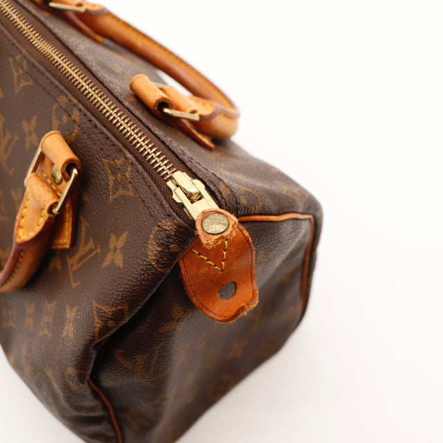 Vue du fond Louis Vuitton Speedy 25 Toile Monogramme occasion authentique — AMANA Vintage