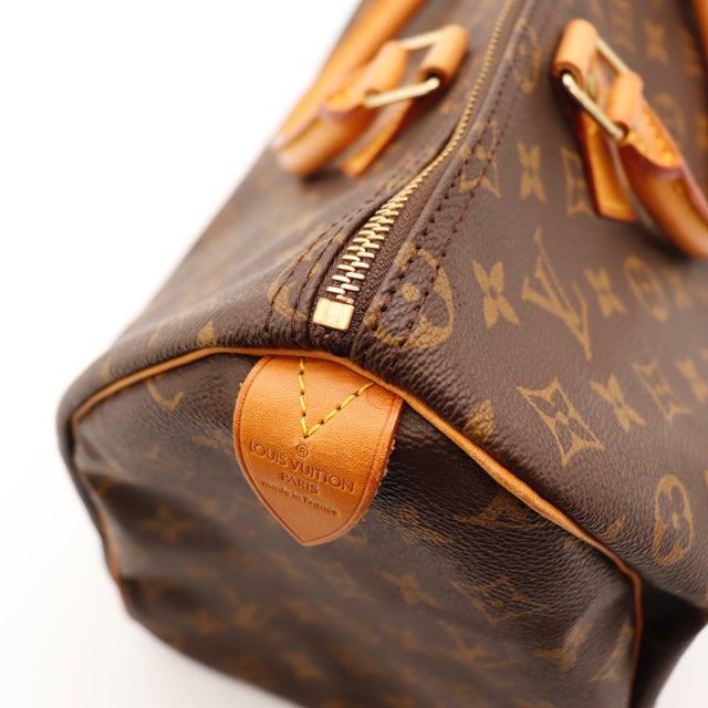 Vue du dessus Louis Vuitton Speedy 35 Toile Monogramme occasion authentique — AMANA Vintage