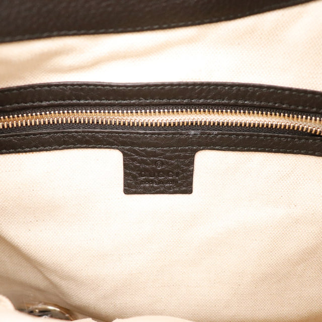Intérieur doublure beige Gucci New Jackie noir propre occasion — AMANA Vintage