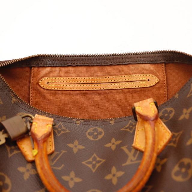 Vue du dessous Louis Vuitton Speedy 30 Toile Monogramme occasion authentique — AMANA Vintage