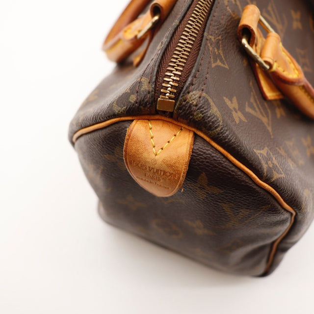 Vue du fond Louis Vuitton Speedy 25 Toile Monogramme occasion authentique — AMANA Vintage