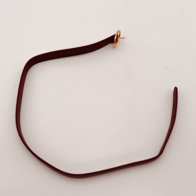 Bandoulière amovible Gucci New Jackie Music Is Mine cuir bordeaux fin anneau doré — AMANA Vintage