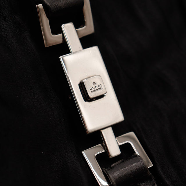 Intérieur doublure Gucci New Jackie noir avec étiquette série — AMANA Vintage