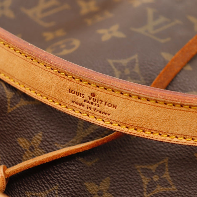Vue de l'ouverture Louis Vuitton Noé Toile Monogramme occasion authentique — AMANA Vintage