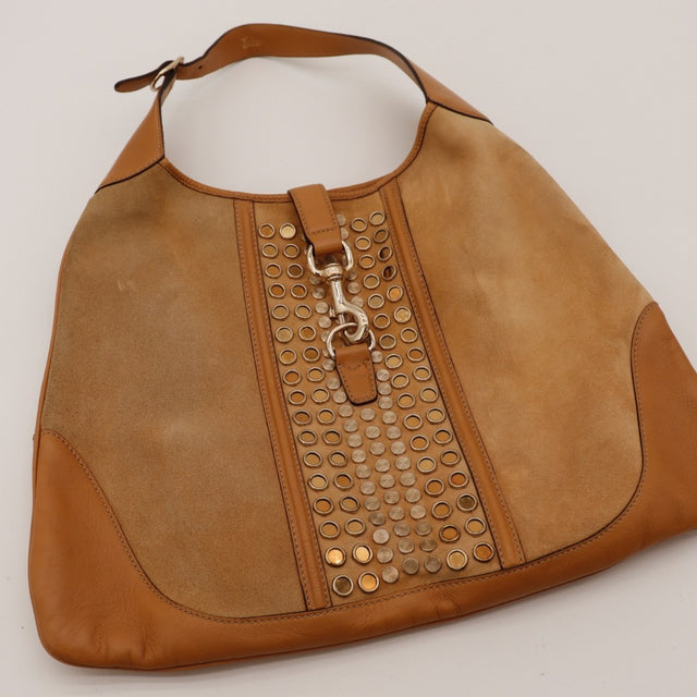 Détail du fermoir piston Gucci New Jackie occasion authentique — AMANA Vintage
