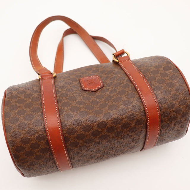Détail du marquage intérieur Céline Papillon toile Macadam occasion authentique — AMANA Vintage