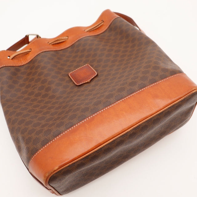 Détail de la toile Macadam enduite Céline Seau occasion authentique — AMANA Vintage