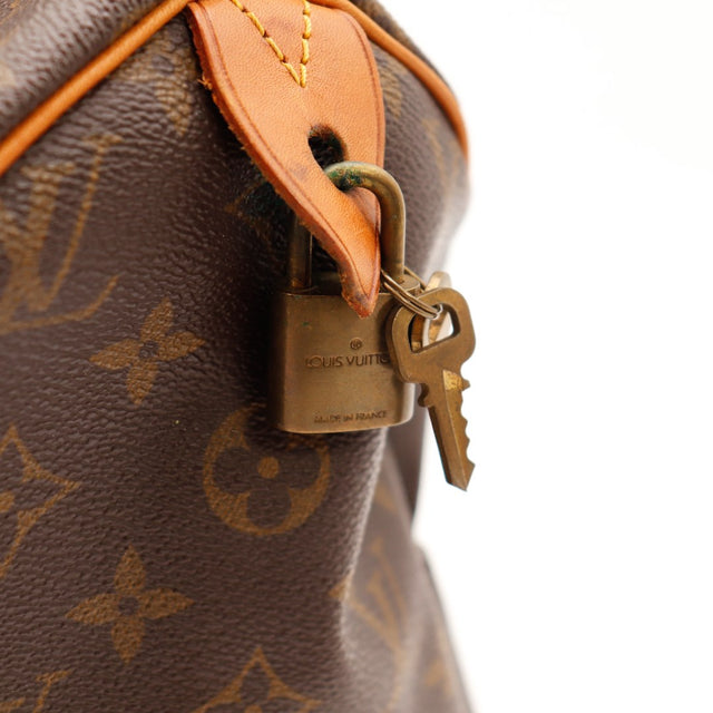 lipje Louis Vuitton Paris made in France vachette caramel Speedy 30 — AMANA Vintage