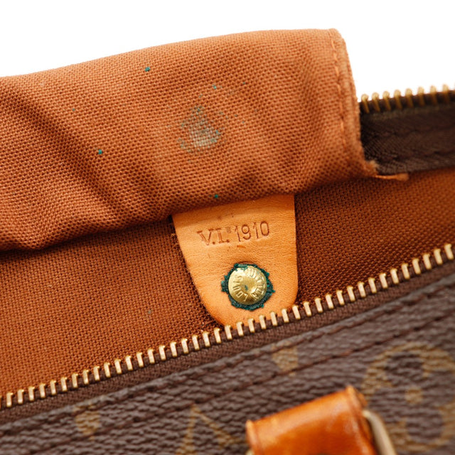 Detail klinknagel Binnenkant en vert-de-gris Louis Vuitton Speedy 30 — AMANA Vintage