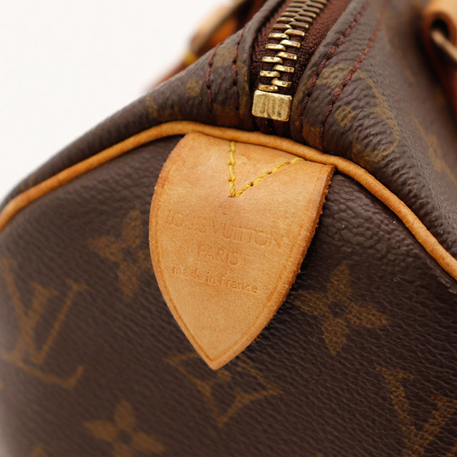 Detail tab Louis Vuitton Paris made in France Speedy 30 — AMANA Vintage