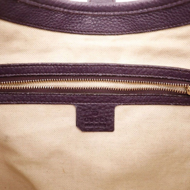 Vue latérale Gucci Jackie hobo demi-lune occasion authentique — AMANA Vintage