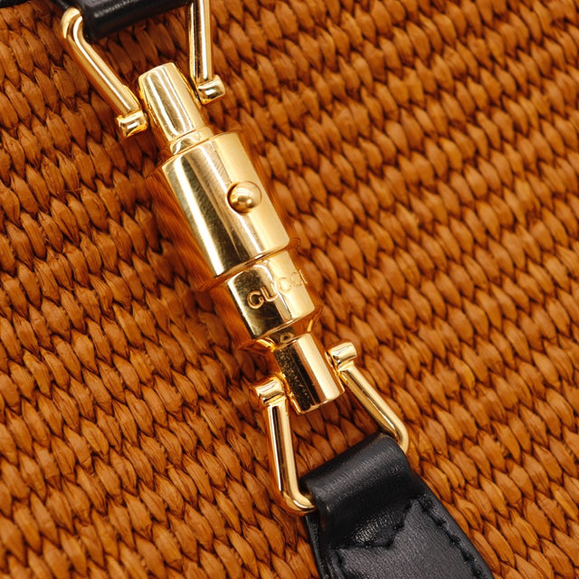 Fond cuir noir Gucci Jackie 1961 occasion authentique — AMANA Vintage