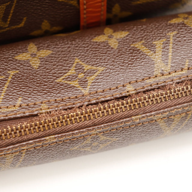 Detail zip Louis Vuitton Papillon 30 effilochage toile le long de la fermeture — AMANA Vintage