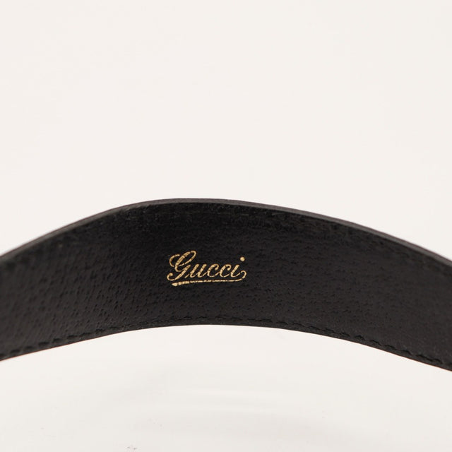 Détail boucle réglage anse Gucci Jackie noir occasion authentique — AMANA Vintage