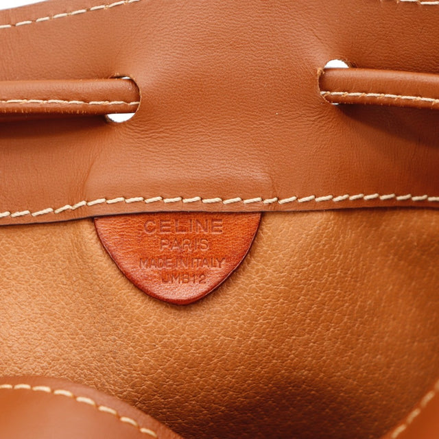 Logo Triomphe embossé Céline sac seau Macadam occasion authentique — AMANA Vintage