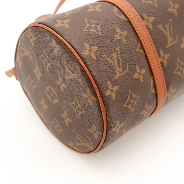 Détail disque latéral Louis Vuitton Papillon 30 légers frottements coins — AMANA Vintage