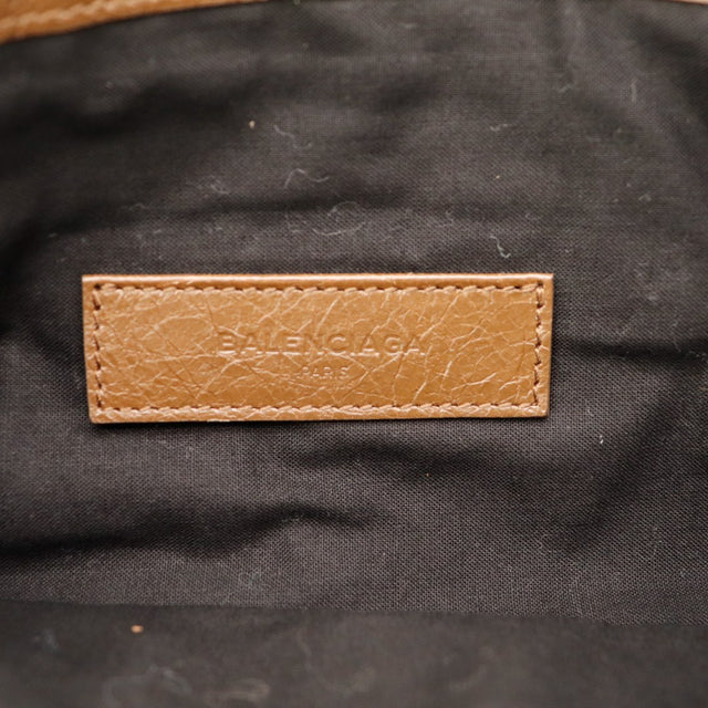 Intérieur doublure noire pochette Balenciaga Paris — AMANA Vintage