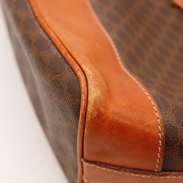 Vue d'ensemble Céline Seau Macadam marron occasion authentique — AMANA Vintage