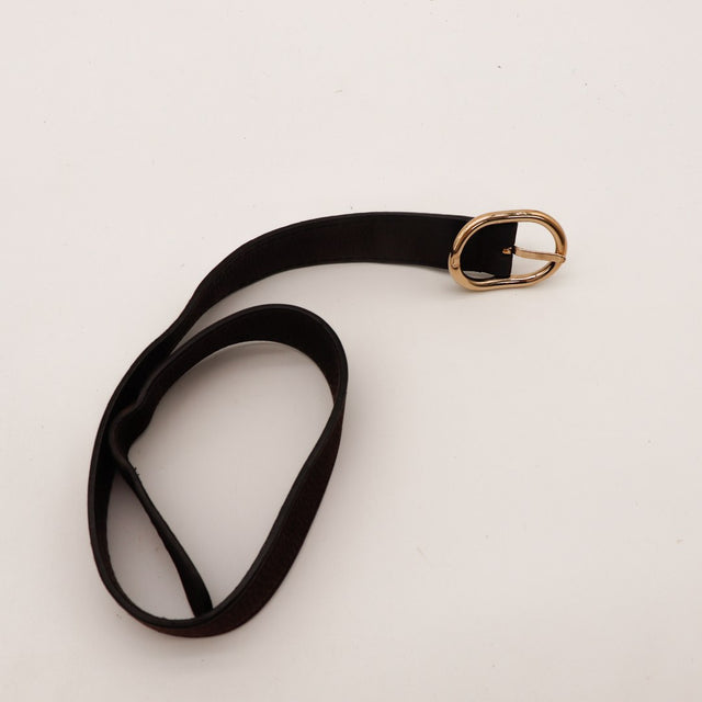 Bandoulière amovible cuir marron boucle dorée Gucci New Jackie — AMANA Vintage