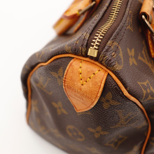 Détail de l'argenterie Louis Vuitton Speedy 25 Toile Monogramme occasion authentique — AMANA Vintage
