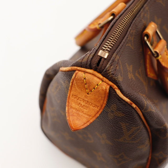 Vue du fond Louis Vuitton Speedy 25 Toile Monogramme occasion authentique — AMANA Vintage
