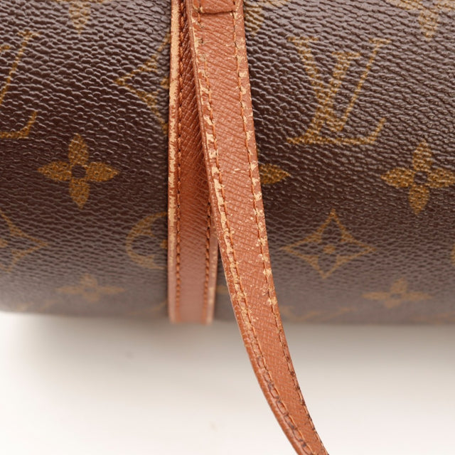 Détail fond rond Louis Vuitton Papillon 26 toile Monogram — AMANA Vintage