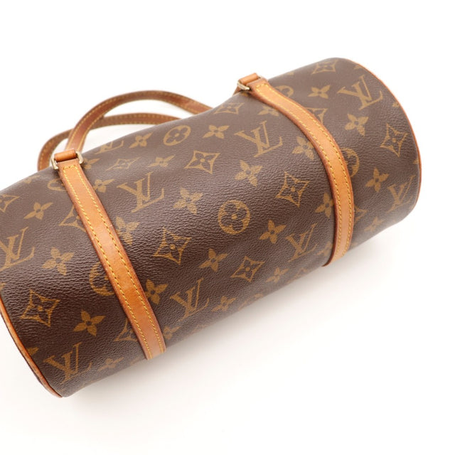 Detail fermeture éclair et argenterie dorée Louis Vuitton Papillon 26 — AMANA Vintage