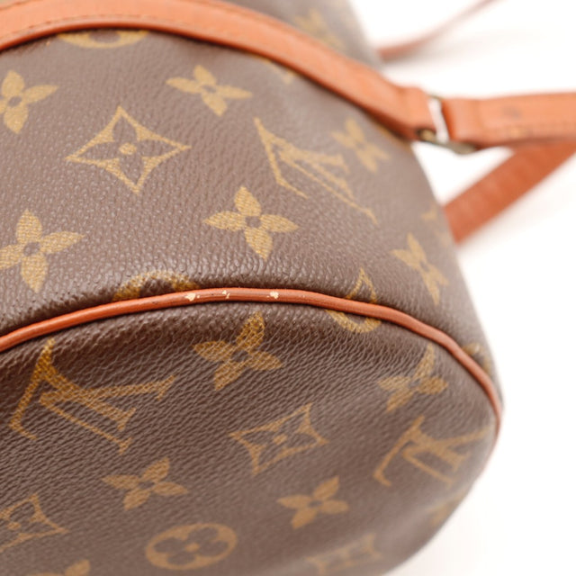 Détail argenterie dorée passants Louis Vuitton Papillon 30 — AMANA Vintage