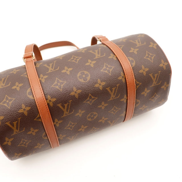 Détail zip et tirette dorée Louis Vuitton Papillon 30 — AMANA Vintage