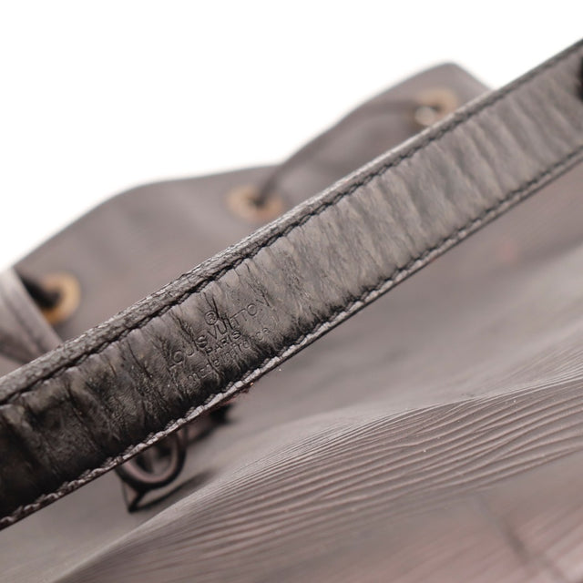 Carimbo Louis Vuitton Noé PM pele Épi preta vintage autêntico — AMANA Vintage