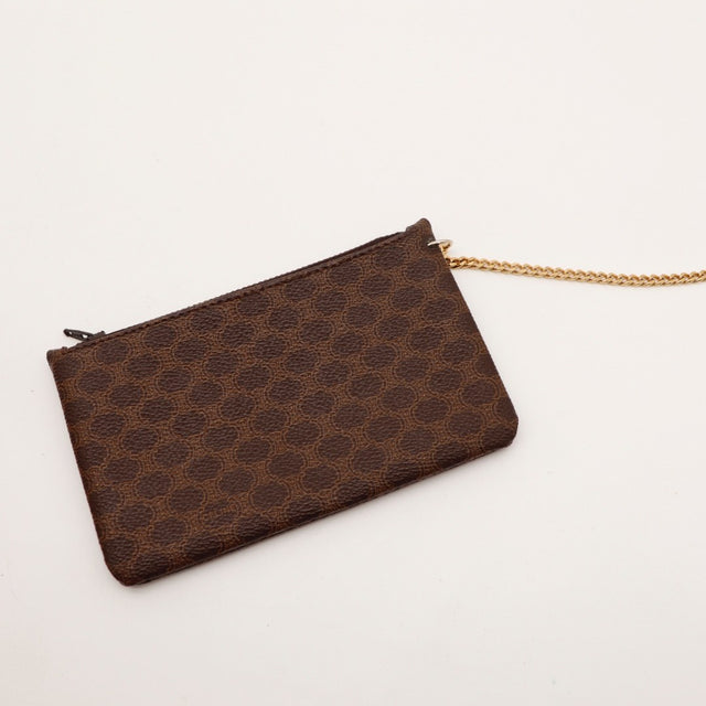 Pochette incluse Céline Seau Macadam toile Macadam marron occasion authentique — AMANA Vintage