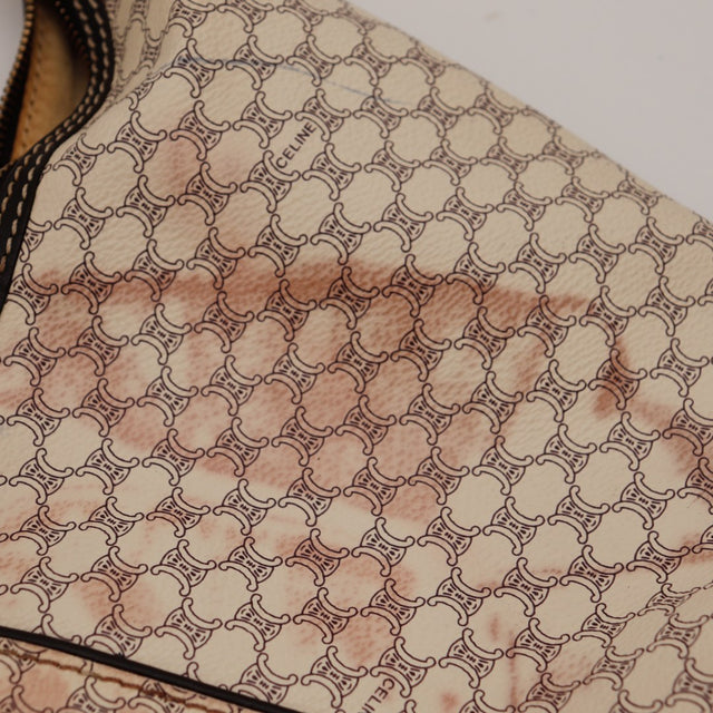 Détail toile Macadam tachée Céline Hobo occasion authentique — AMANA Vintage