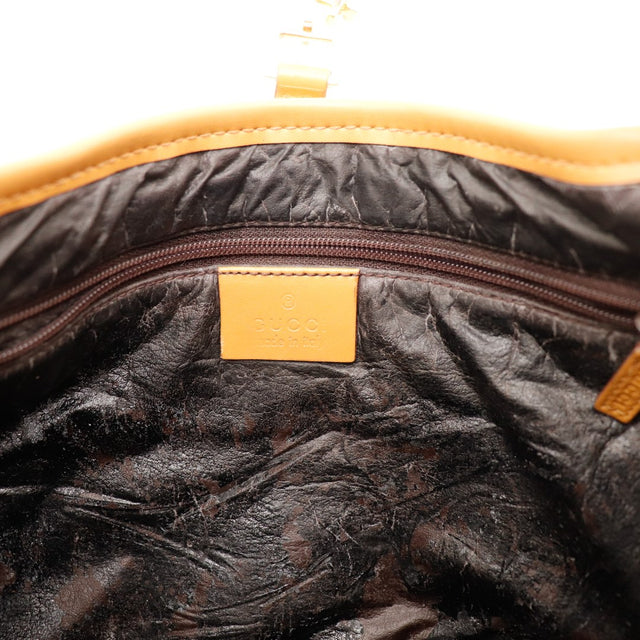 Intérieur Gucci Jackie doublure marquée occasion authentique — AMANA Vintage