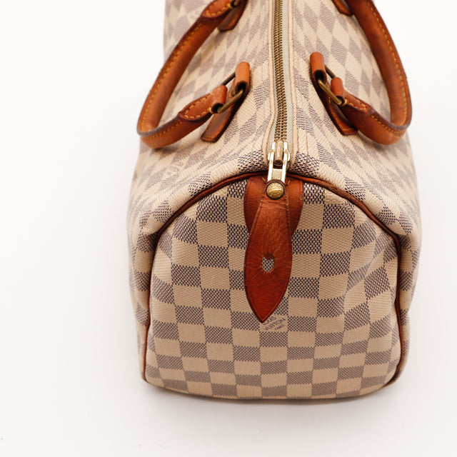 De Speedy 30 Louis Vuitton in Damier Azur