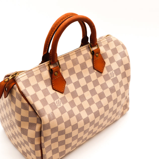De Speedy 30 Louis Vuitton in Damier Azur