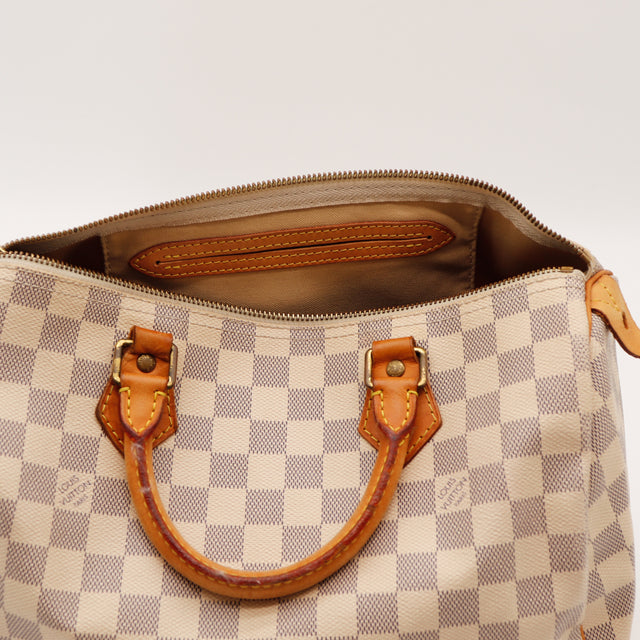 De Speedy 30 Louis Vuitton in Damier Azur