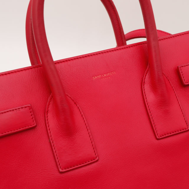 The Saint Laurent Sac de Jour Bag in Pink