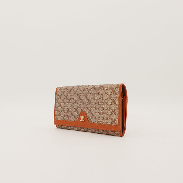 Le Portefeuille Long Céline Macadam Clair