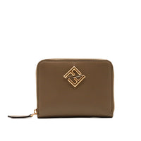 Il Portafoglio con zip Fendi Diamonds Beige