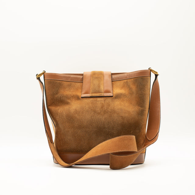 Gucci Horsebit Suede Bucket Bag