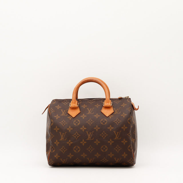 Vue de face Louis Vuitton Speedy 25 Toile Monogramme occasion authentique — AMANA Vintage