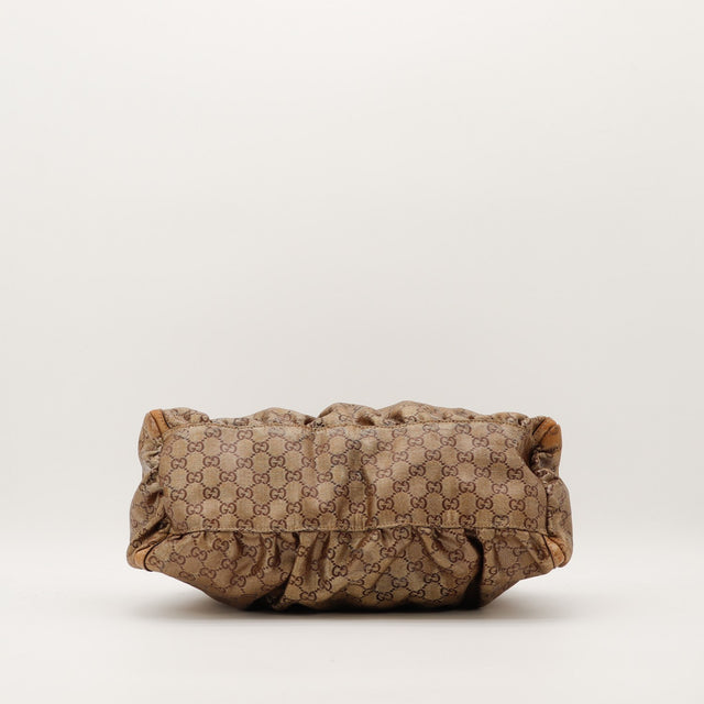 Fond du sac Gucci Hobo toile monogrammée occasion authentique — AMANA Vintage