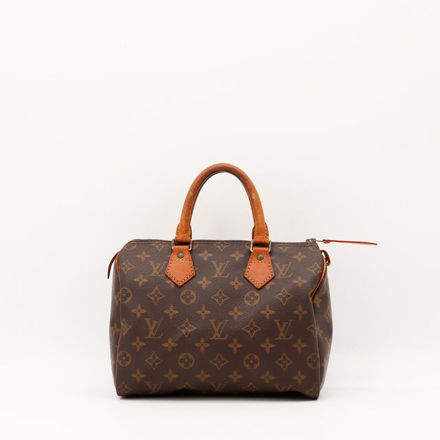 Vue de face Louis Vuitton Speedy 25 Toile Monogramme occasion authentique — AMANA Vintage