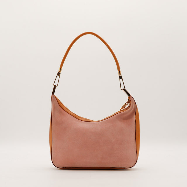 Sac Gucci Hobo daim rose vue arrière occasion authentique — AMANA Vintage