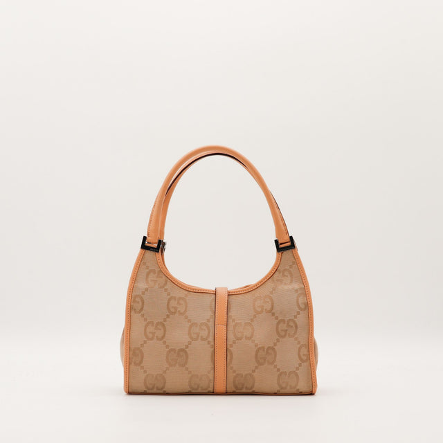 Sac Gucci Jackie vue arrière toile monogrammée occasion authentique — AMANA Vintage