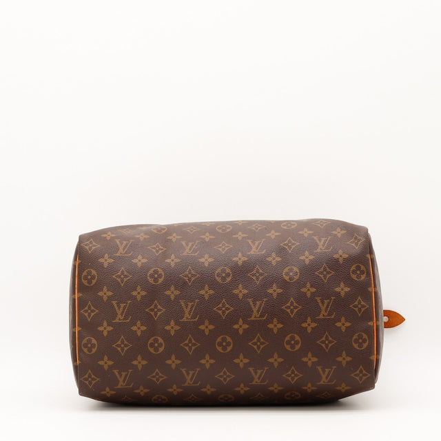 Vue de côté Louis Vuitton Speedy 35 Toile Monogramme occasion authentique — AMANA Vintage