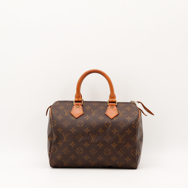 Vue de face Louis Vuitton Speedy 25 Toile Monogramme occasion authentique — AMANA Vintage